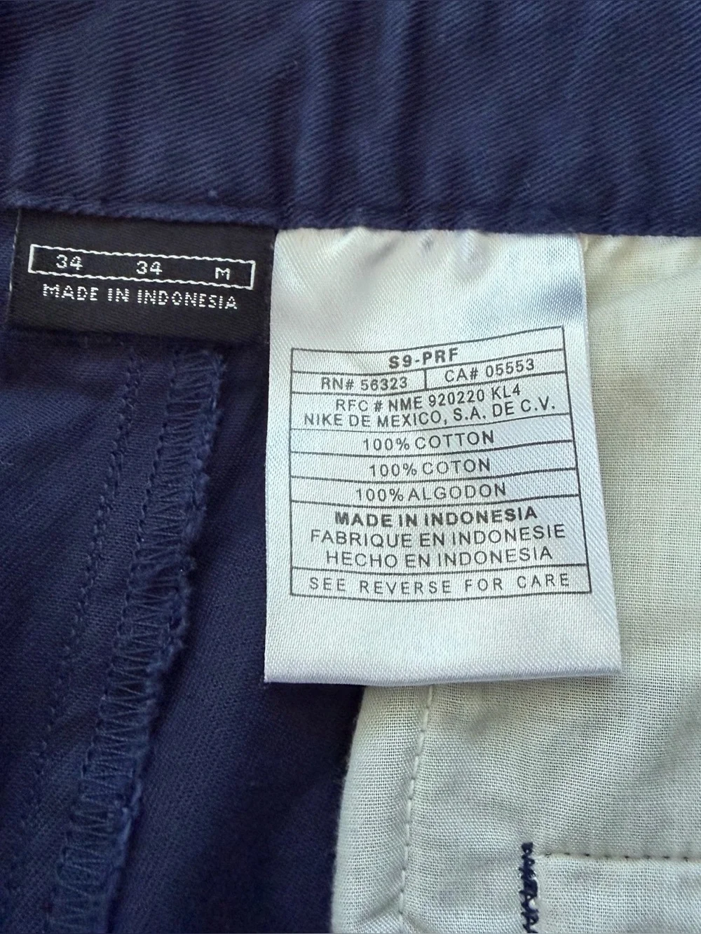 NWT Vintage Nike Golf Navy Pleated Shorts Men’s 34